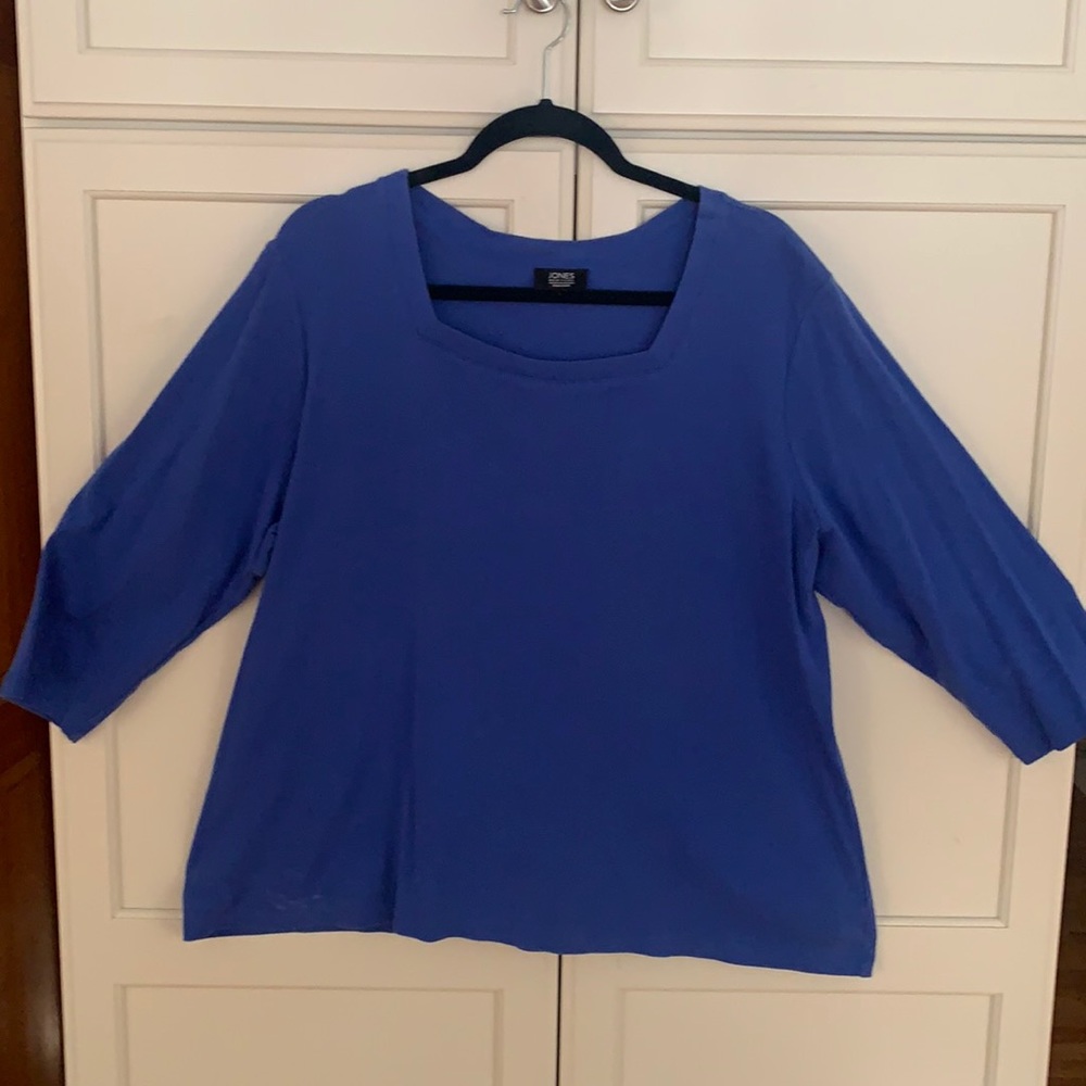 Womans 1X Jones New York cotton top